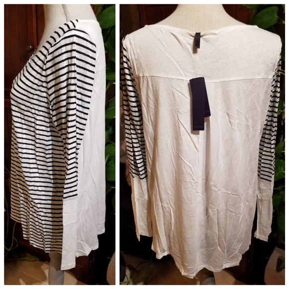 🆕️NYDJ Striped Long Sleeve Top - Picture 6 of 11